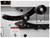 Scoring Lateral & Height Adjustment Equipped with two scoring adjustment knobs to accurately set and lock the position of the scoring blade. One is for lateral adjustment, and one is for height adjustment. The adjustment knobs are conveniently located under the rip fence. No special tools are required. Scoring Lateral & Height Adjustment Equipped with two scoring adjustment knobs to accurately set and lock the position of the scoring blade. One is for lateral adjustment, and one is for height adjustment. The adjustment knobs are conveniently located under the rip fence. No special tools are required.