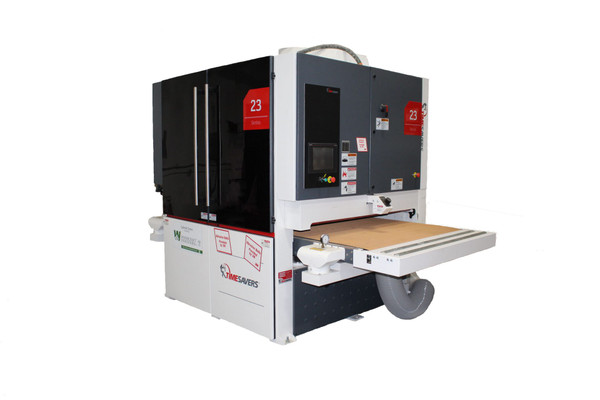 2321-24-21  Double Head, 43” Wide, Planer Sander.