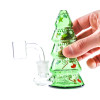 4.5" Christmas Tree Dab Rig with Banger | Evergreens Color