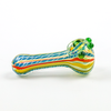 3.5" Rasta Latti Spoon Hand Pipe with Knockers | Rasta Stripe
