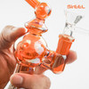 8" SirEEL Iridized Shower Bong with Bowl | Assorted Colors | Retail Packaging