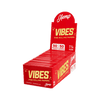 Vibes - Papers - 1 1/4 - Hemp (Red) - 50 Booklets Per Box 50 Papers Per Booklet