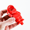 4.5" Silicone Santa Pipe | Assorted Colors