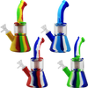 9" Silicone Beaker Bong/Rig with Shower Perc | Assorted Colors