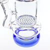9" Honeycomb Ball Flare Mouth Bong with Flower Bowl | Assorted Colors