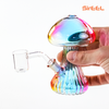 5" SirEEL Weeding Rainbow Dab Rig with Banger | Assorted Colors