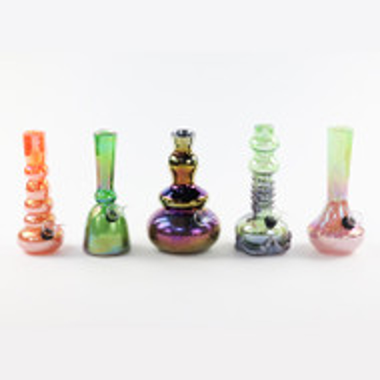 8" Soft Glass Water Pipe | Assorted Colors