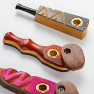 3.5" Assorted Wood Handpipes | Assorted Colors and Styles
