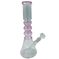 11.5" 3 Ball Neck Water Pipe/Bong | Assorted Colors | Comes with Flower Bowl | Assorted Straight and Beaker