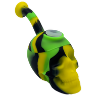 Silicone Skull Shape Bent Rig | Assorted Colors