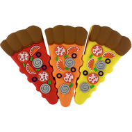 4" Silicone Supreme Pizza Slice Pipe