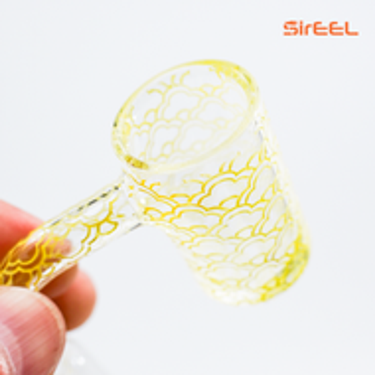 SirEEL Lemon Drop Etched Quartz Banger | 14mm Male