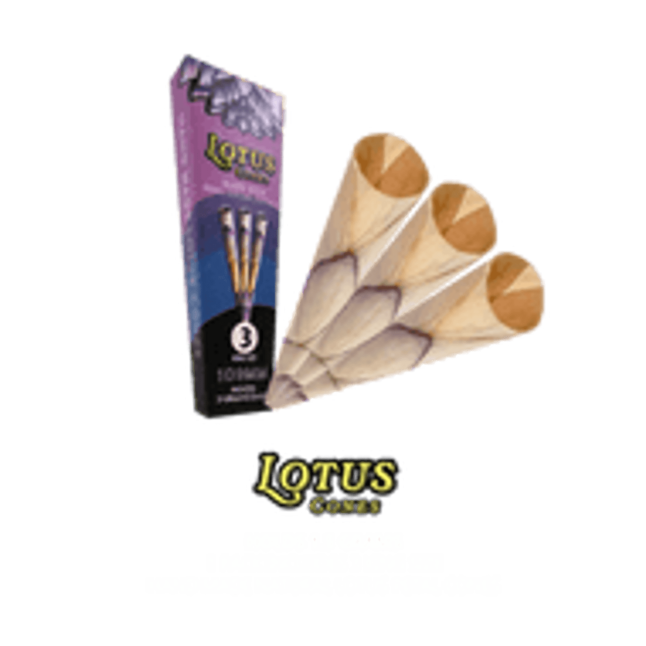 Lotus Petal Cones 3pk | 15ct POP Display | King Size
