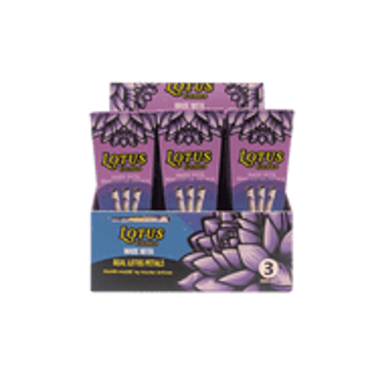 Lotus Petal Cones 3pk | 15ct POP Display | King Size