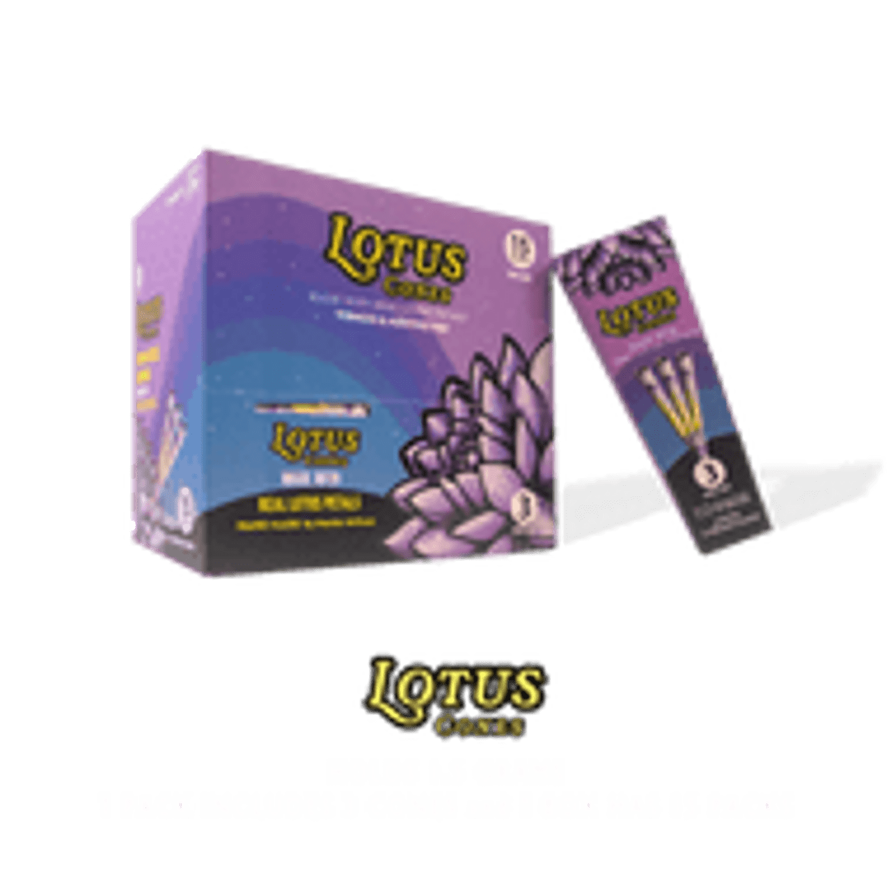 Lotus Petal Cones 3pk | 15ct POP Display | King Size