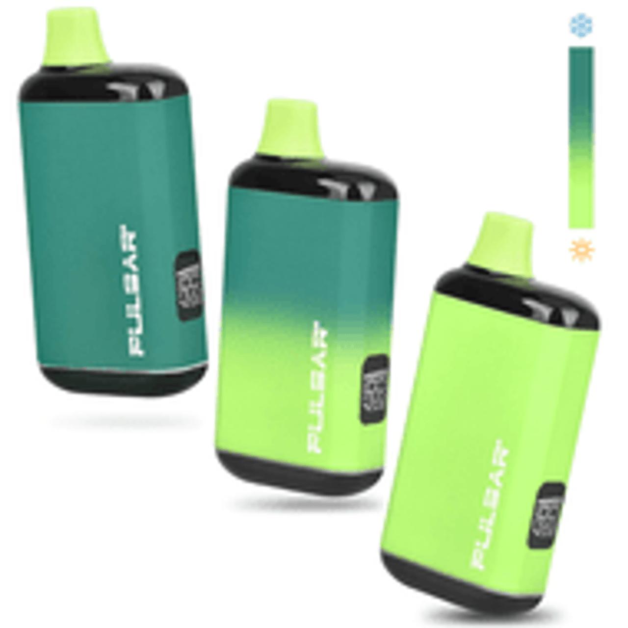 Pulsar 510 DL 2.0 PRO Auto Draw Variable Voltage Battery 1000mAh | Thermo Series Colors | 10 Unit POP Display