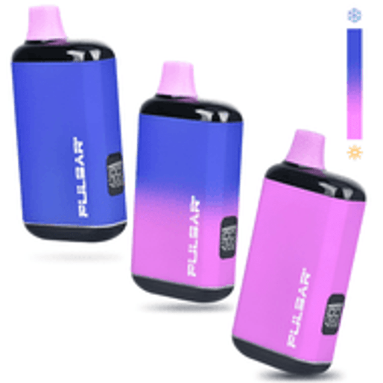 Pulsar 510 DL 2.0 PRO Auto Draw Variable Voltage Battery 1000mAh | Thermo Series Colors | 10 Unit POP Display