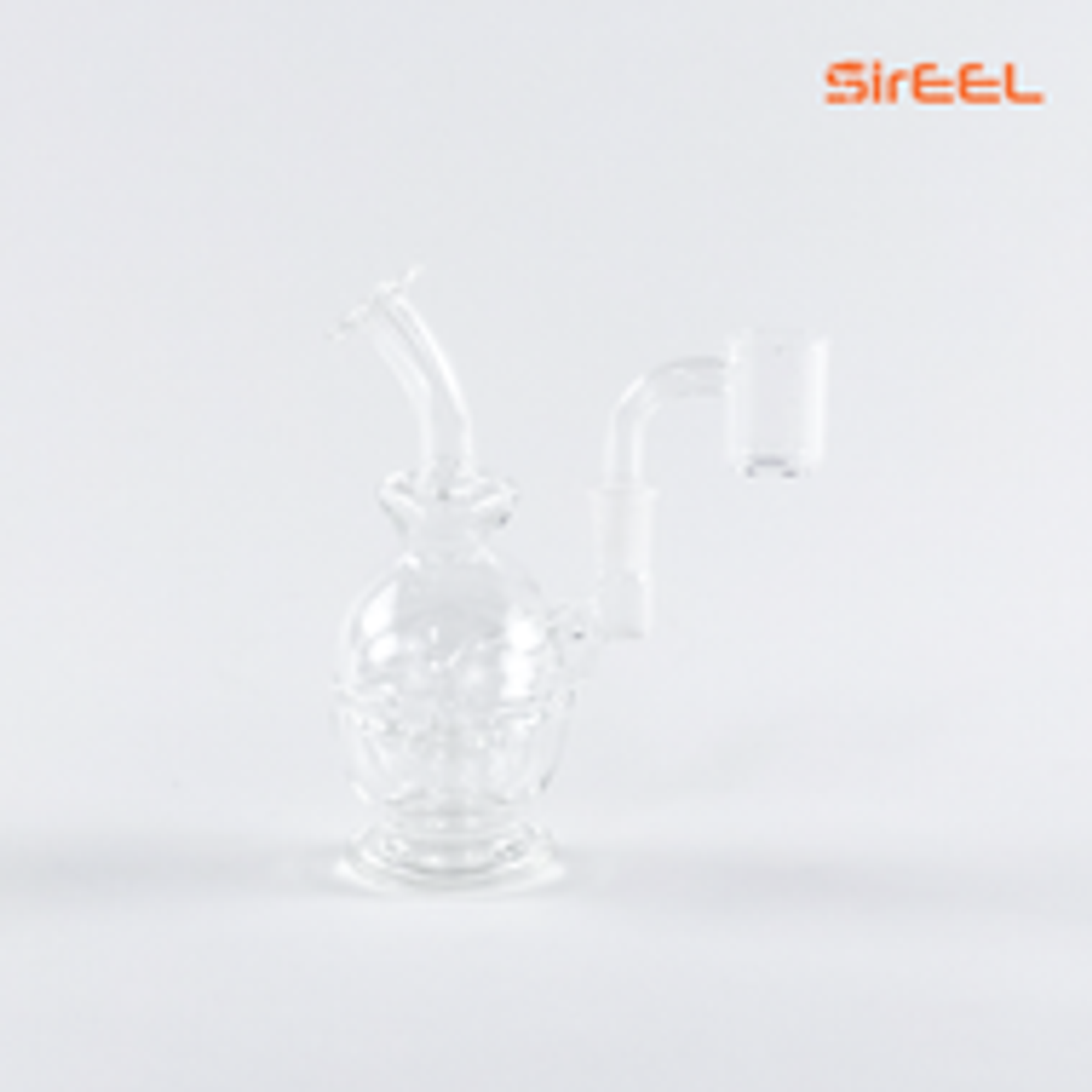 6" SirEEL Fab Egg Recycler Bong with Banger | Retail Packaging