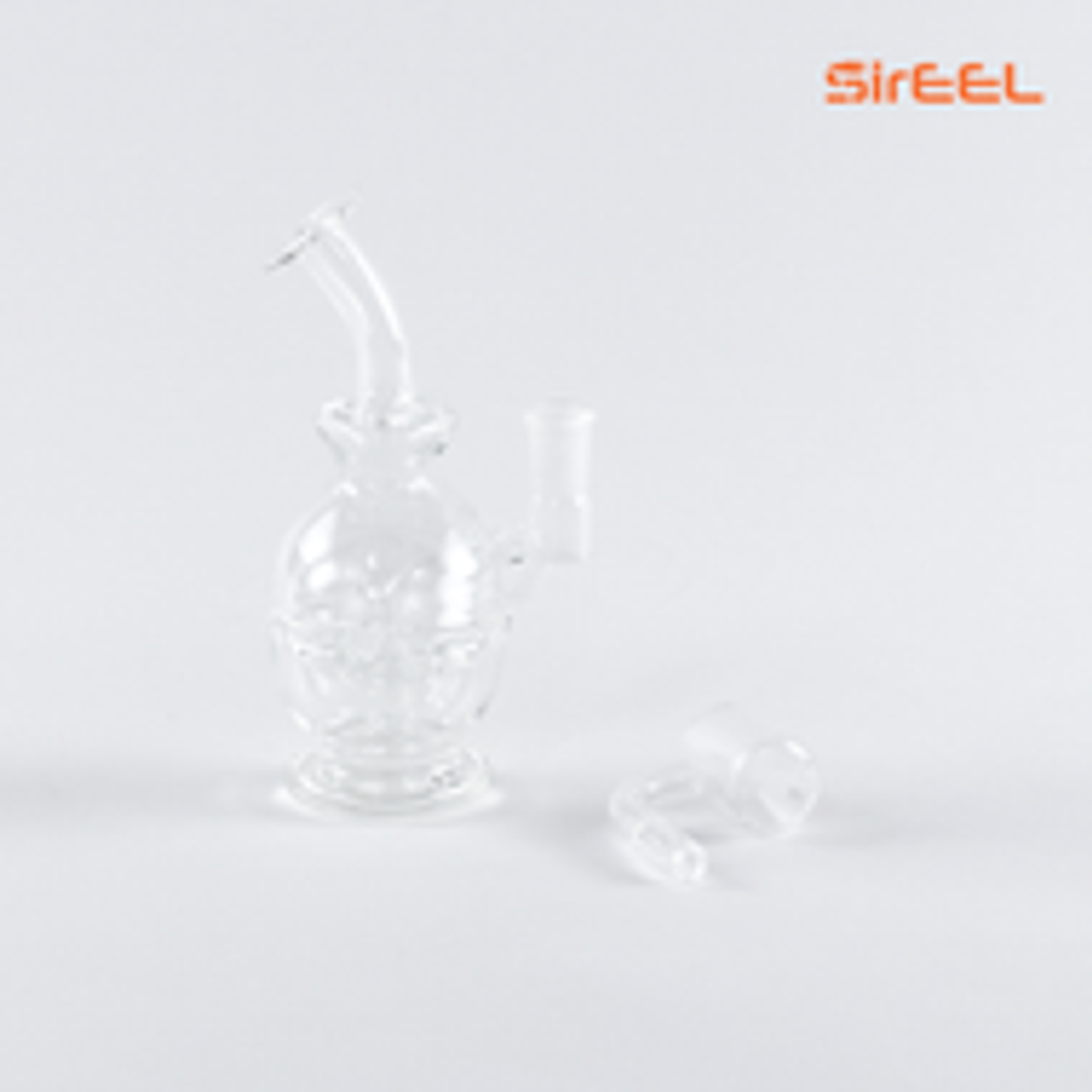 6" SirEEL Fab Egg Recycler Bong with Banger | Retail Packaging