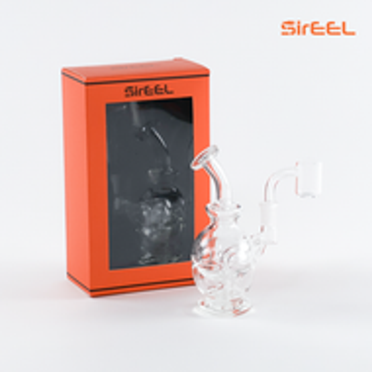 6" SirEEL Fab Egg Recycler Bong with Banger | Retail Packaging