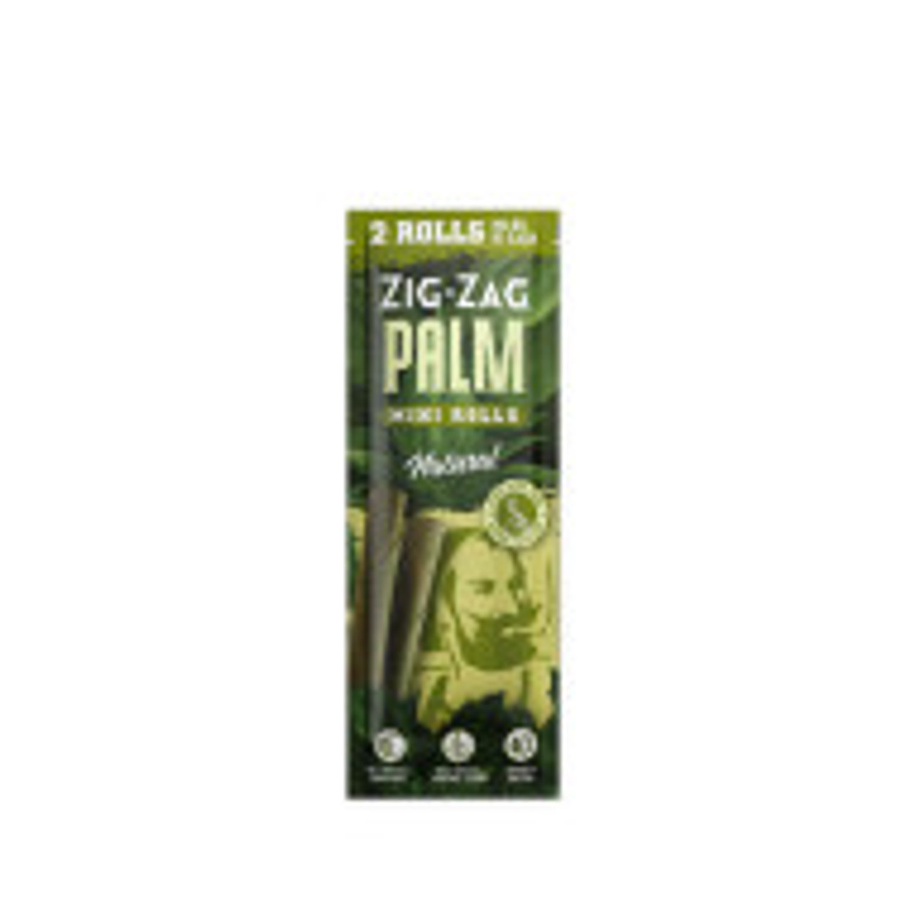 Zig-Zag Mini Palm Rolls Carton | 15ct | 2pk | Natural