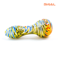4" SirEEL Wig Wag Wonder Spoon Pipe | Assorted Colors