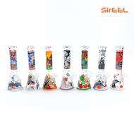 10" SirEEL Halloween Beaker Bong with Assorted Tube Designs and Flower Bowl | Assorted Colors