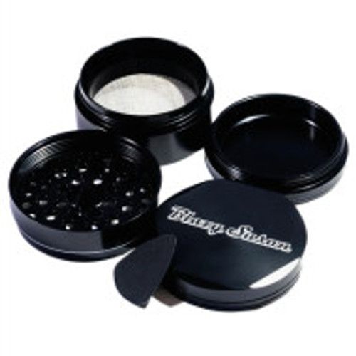 Blazy Susan - 4pc. Aluminum Grinder, 2.5", Black