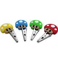 Mushroom 1up Roach Clip | Assorted Colors