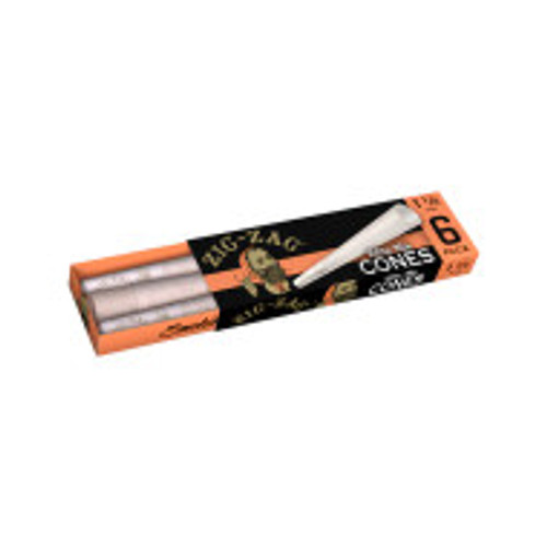 Zig Zag 1 1/4 inch Pre rolled Cones 24 packs of 6 Cones