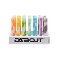 White Rhino Silicone Dab Out - Glow in the Dark - Quartz Straw | 21ct