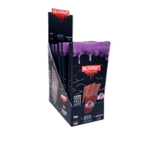 PACKWRAPS x TWISTED Gushin Grape | 10 Pouches per Box | 2 Wraps per Pouch