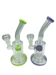 8" Slime Bent 6-Arm Tree Perc Hanger Rig | Assorted Colors