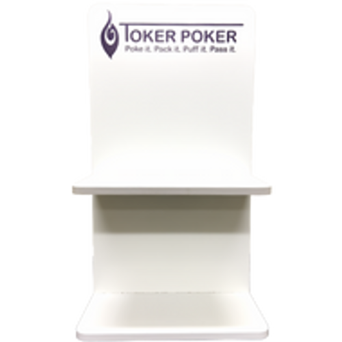 Toker Poker POP Display | White