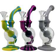 Silicone Faberge Egg Incycler Rig | Assorted Colors