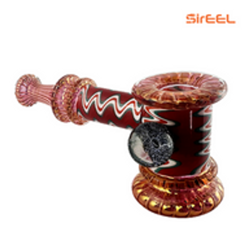 6" SirEEL Fumed Wig Wag Marbles Hammer Bubbler | Assorted Colors 6" SirEEL Fumed Wig Wag Marbles Hammer Bubbler | Assorted Colors