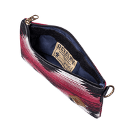 The Broker - Smell Proof Zippered Stash Bag - Maroon Pattern