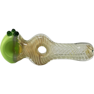 5" Slime Cap Donut Hole SpunFume Spoon | Assorted Colors