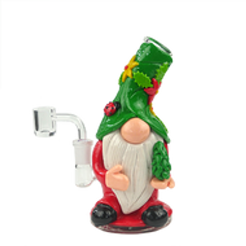 7.5" Christmas Gnome Sayin' Bong with Banger