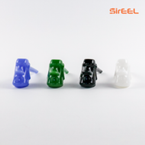 5.5" SirEEL Easter Island Moai Bubbler | Assorted Colors 5.5" SirEEL Easter Island Moai Bubbler | Assorted Colors