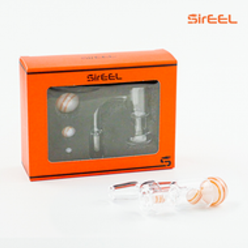 SirEEL Serpent Slurper Stringer Set w/ Banger | 4pc | 14mm Male 90* | Assorted Colors | Retail Packaging