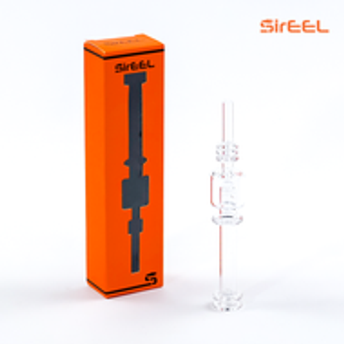 6" SirEEL Quartz Deco Dream Straw | Retail Packaging