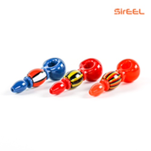 4.5" SirEEL Fidget Fire Spoon Pipe  | Assorted Colors