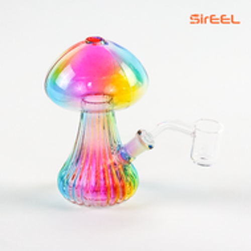 5" SirEEL Weeding Rainbow Dab Rig with Banger | Assorted Colors