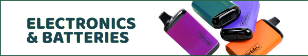 Vapes and battery accessories