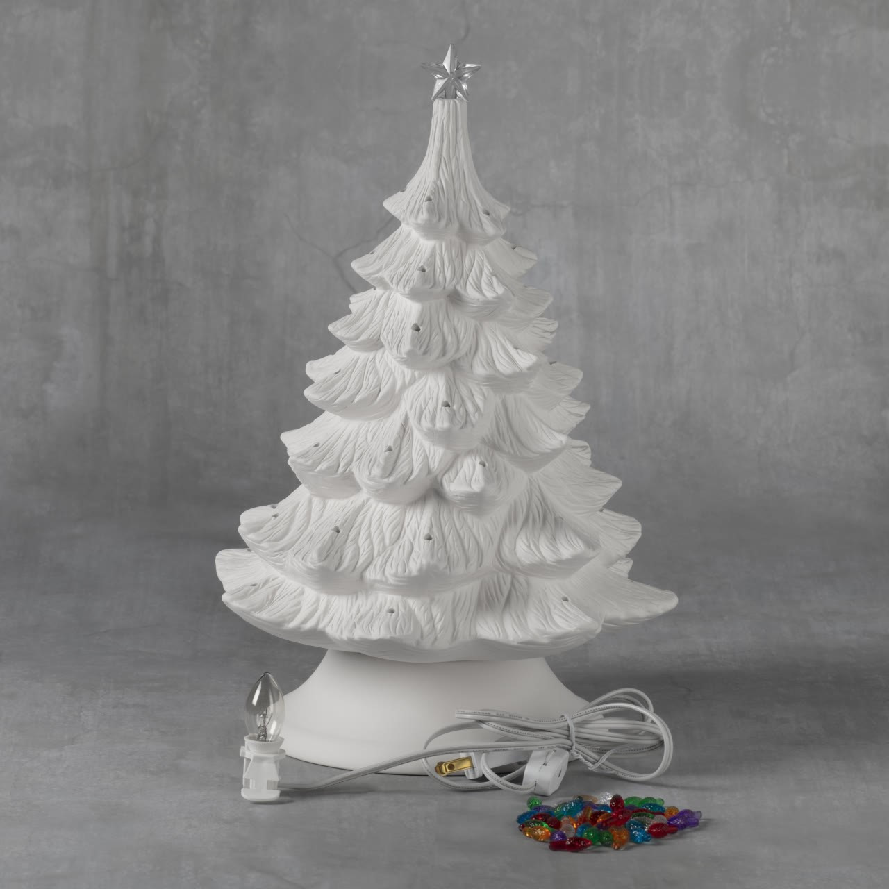 14in. Christmas Tree W/ Base/2 SPO| Ceramic Arts Canada