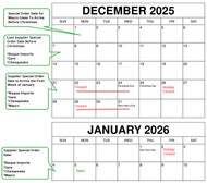 Holiday Special Order Date, Gold & Stoneware Englobes!