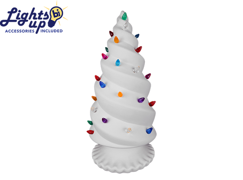 Lighted Spiraled Tree / 1| ceramicarts.com
