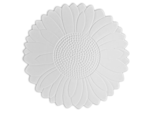 Large Sunflower Plate/6| ceramicarts.com