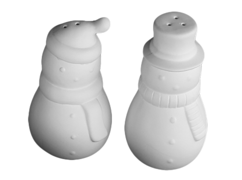 Snowmen Salt and Pepper Shaker Set/6| ceramicarts.com